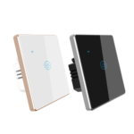 WiFi Smart Wall Light Switch, No Neutral Wire Required, No Hub Required, Compatible with Alexa and Google Home, APP Remote Control, Timing Function, Voice Control (2 gang Switch)