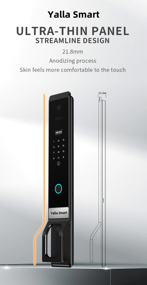 Smart Lock Alexa & All in One Palm Vein Face Recognition Camera Video Intercom - Brand Yalla Smart - Image 3
